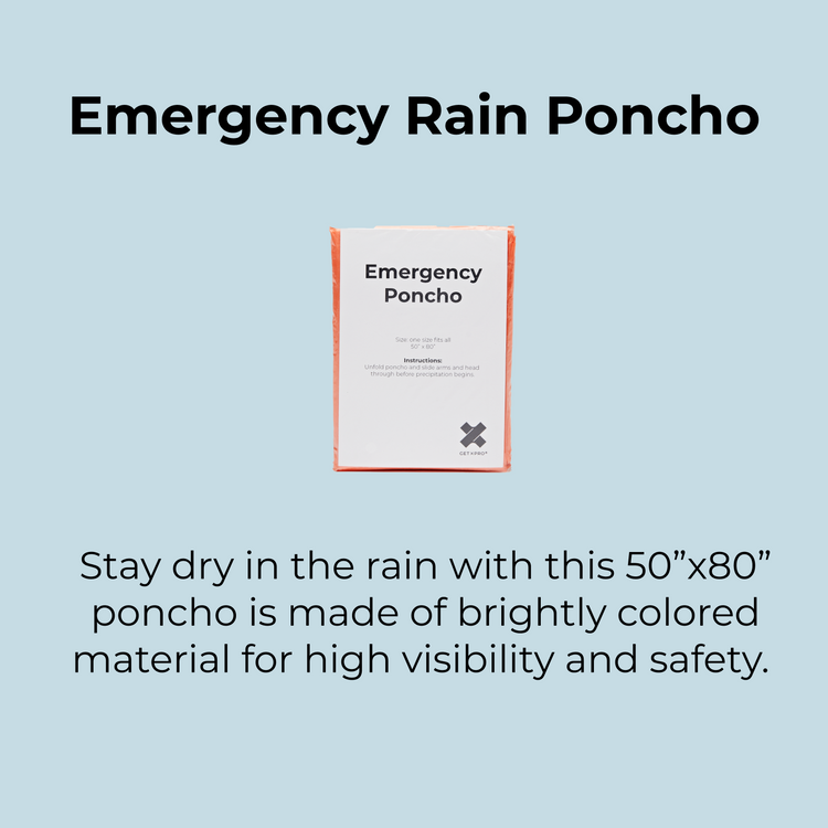 Emergency Rain Poncho