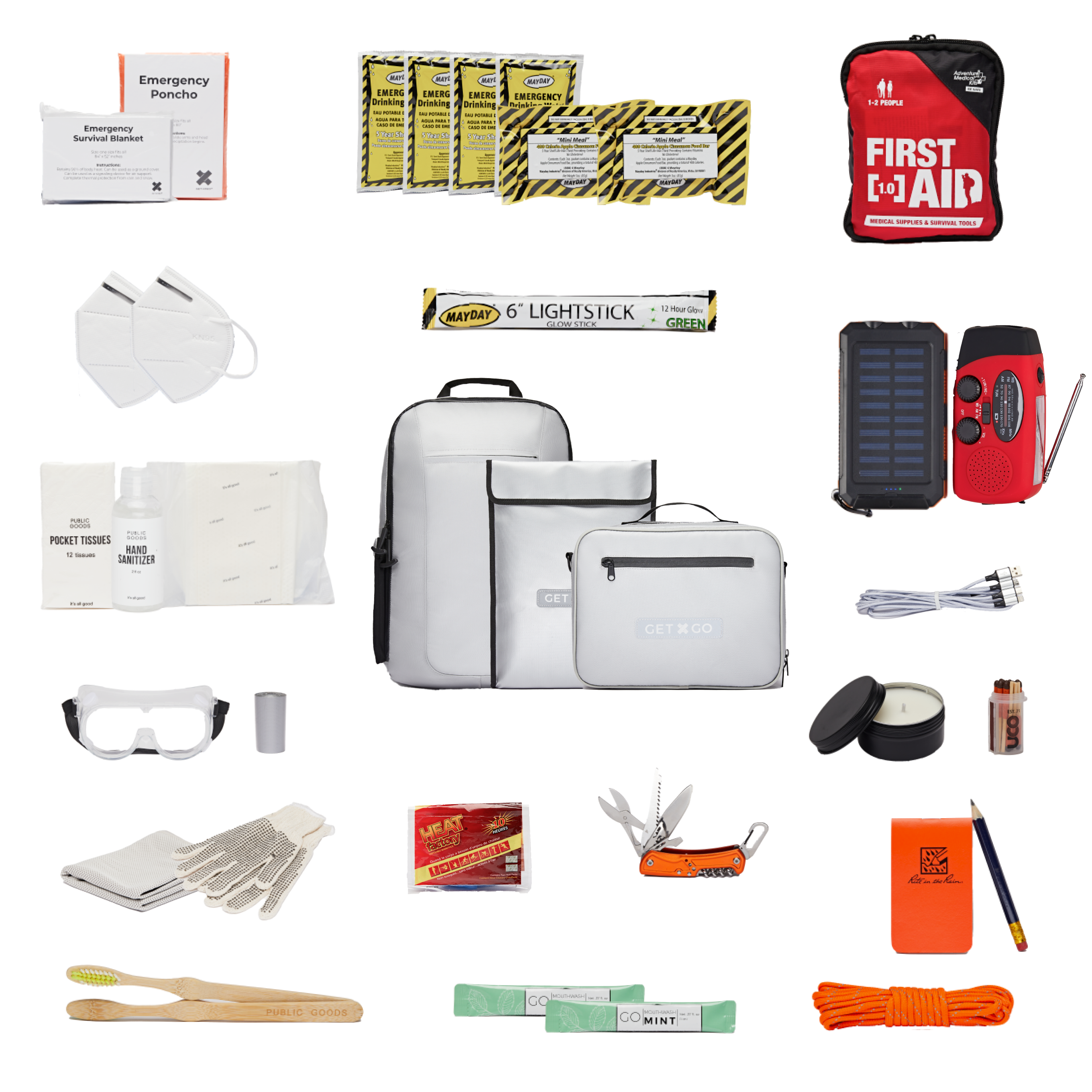 Fireproof/Waterproof Emergency Kits