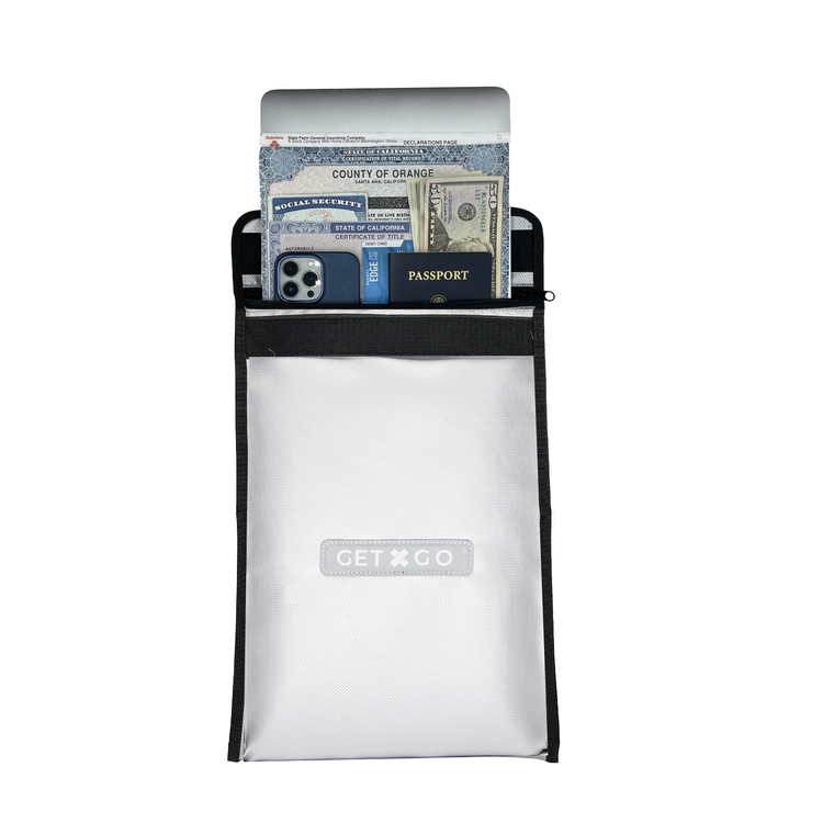 getxgo fireproof document pouch