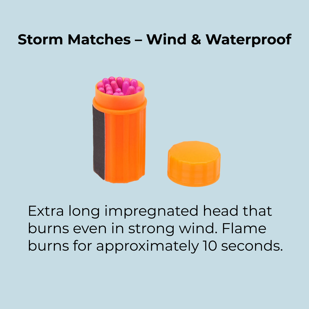 Wind & Waterproof Matches