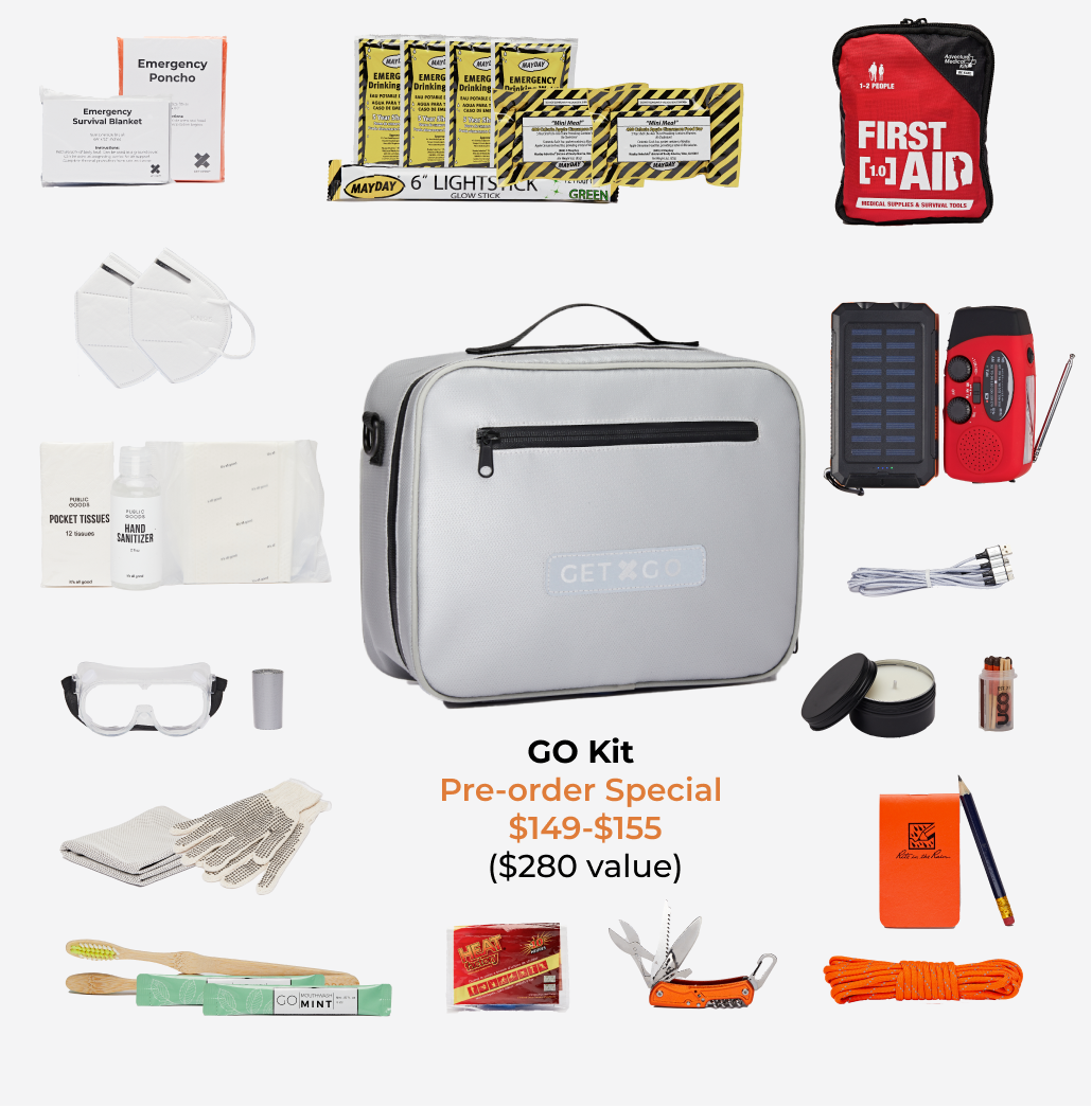 Pre-filled Emergency GO Kits – GETXGO